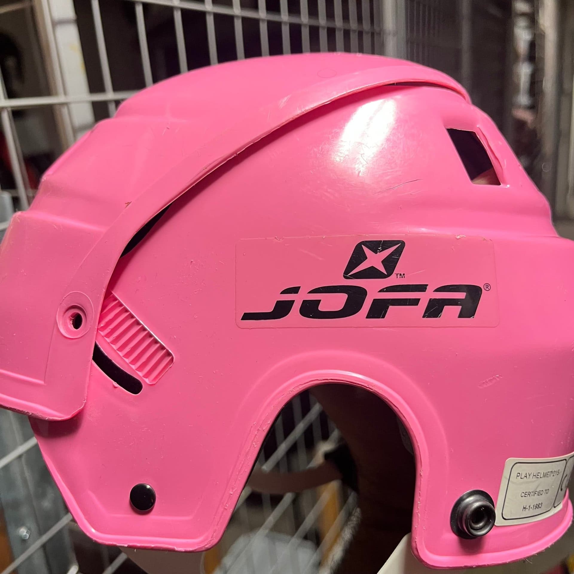 Jofa Play Hjälm 215 Rosa, Storlek 49