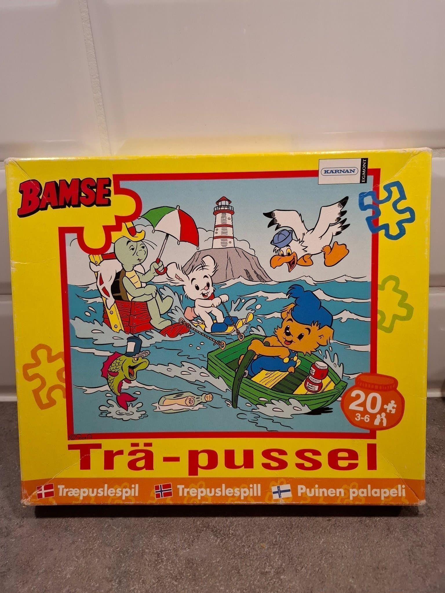 Bamse Trä-pussel 20 bitar