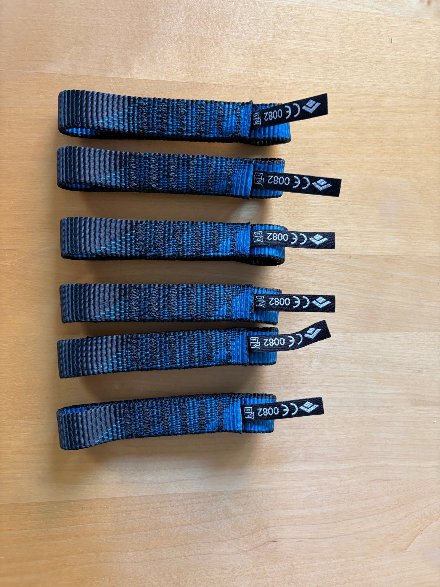 Black Diamond Dynex Sling 10mm 60cm, 6-pack blå-svart (oanvända)