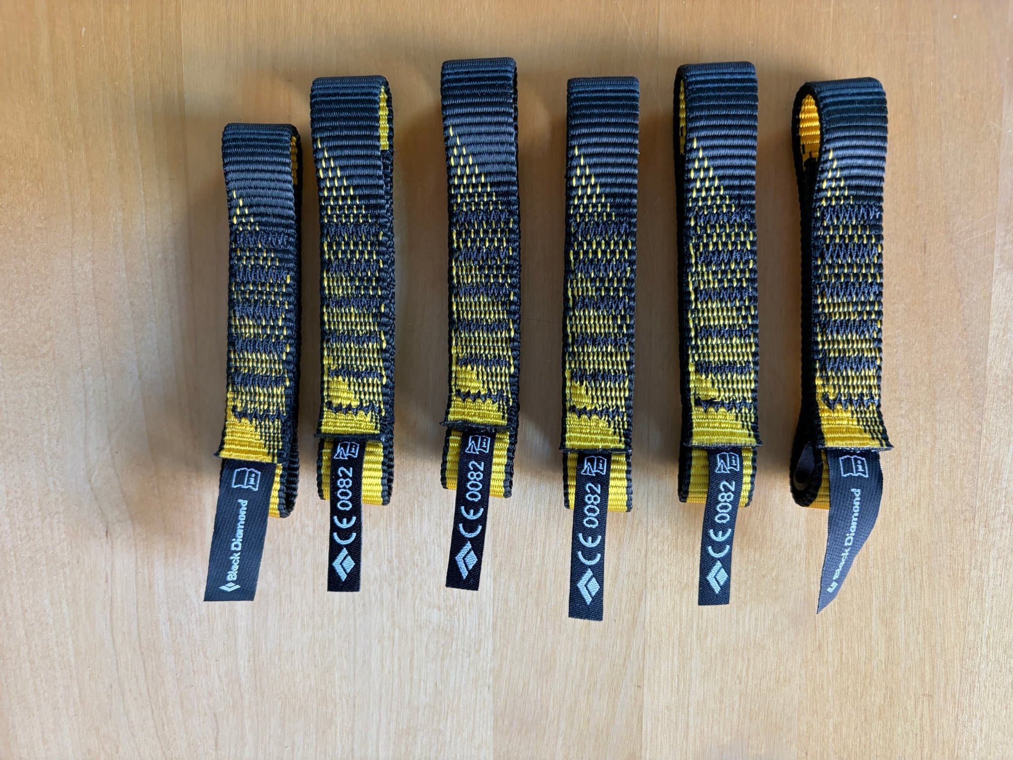 Black Diamond Dynex Sling 12mm 60cm guld-svart (oanvända)