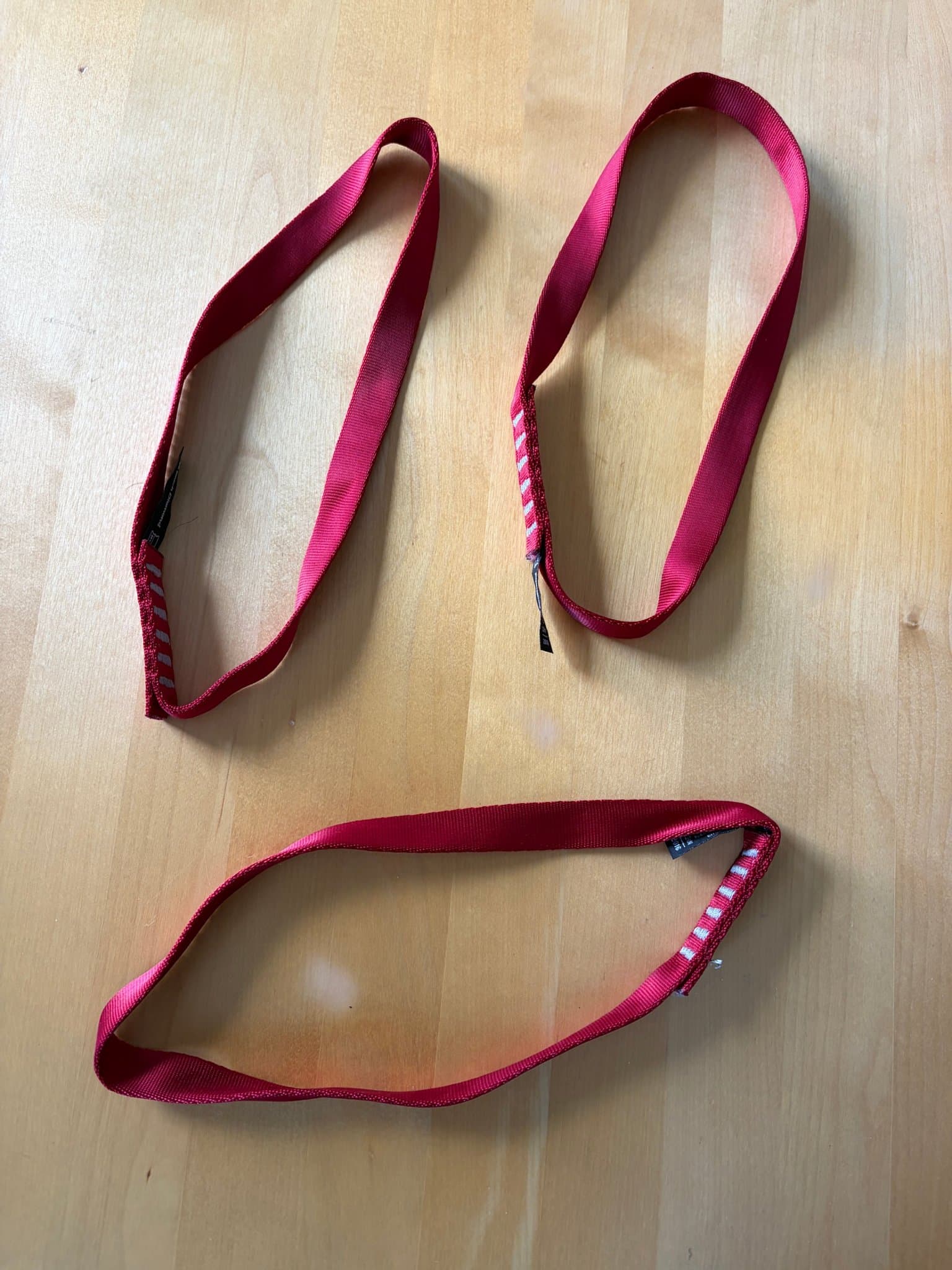 9st Black Diamond Nylonslingor (oanvända)