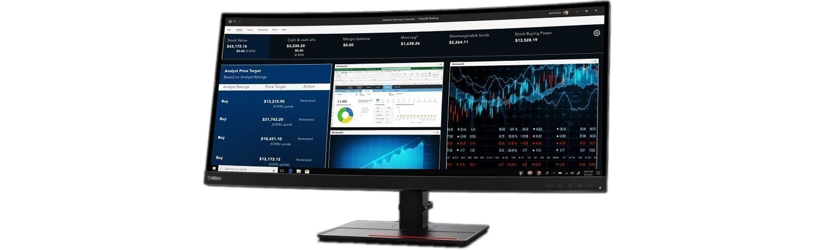 Lenovo ThinkVision P34w-20 Skärm