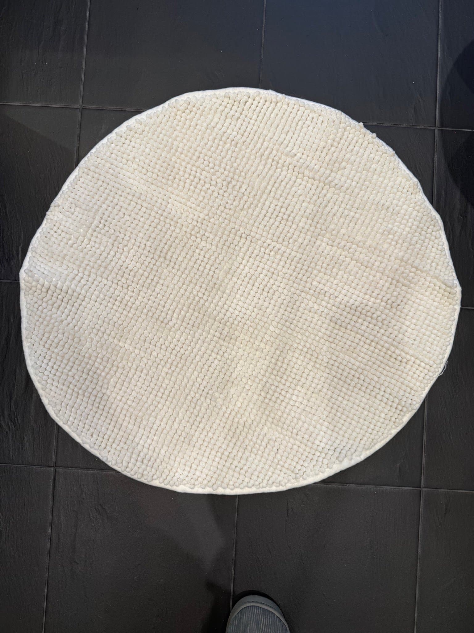 Rund Badrumsmatta - Solbacka Hemtextil