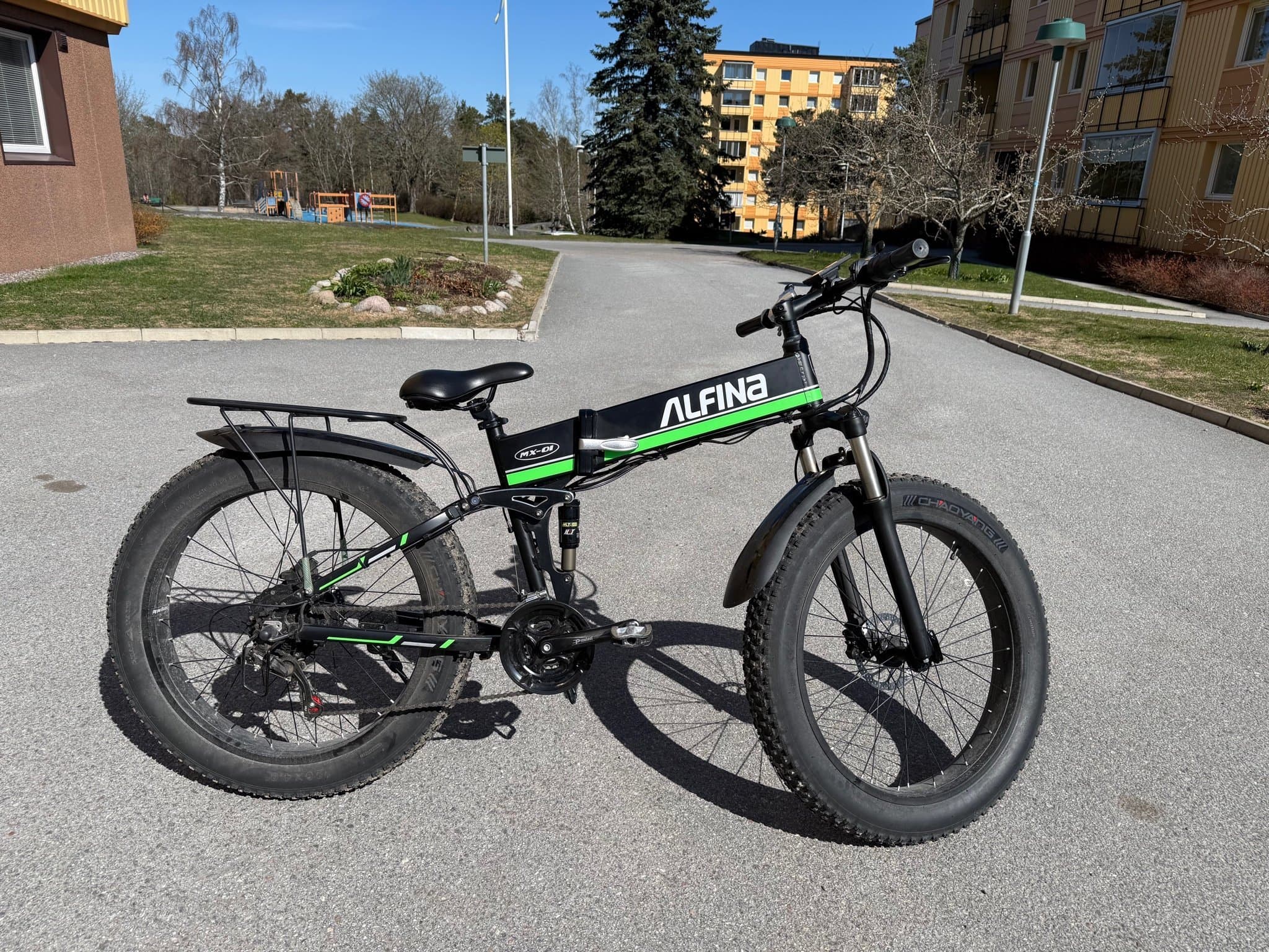 Elcykel 26” ALFINA FX-01 55 km/h 1000W 48V