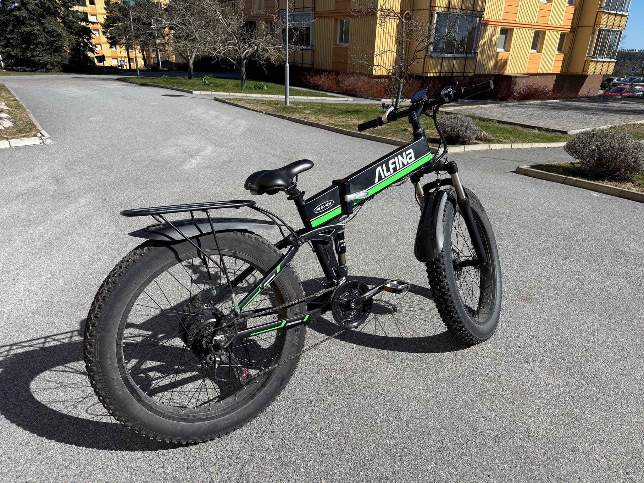 Elcykel 26” ALFINA FX-01 55 km/h 1000W 48V