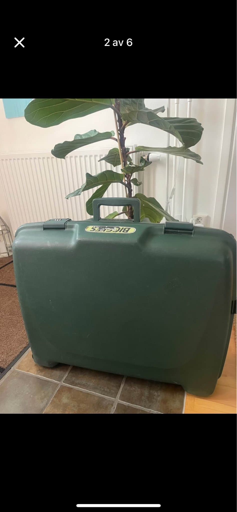 BIGGLES Resväska Grön