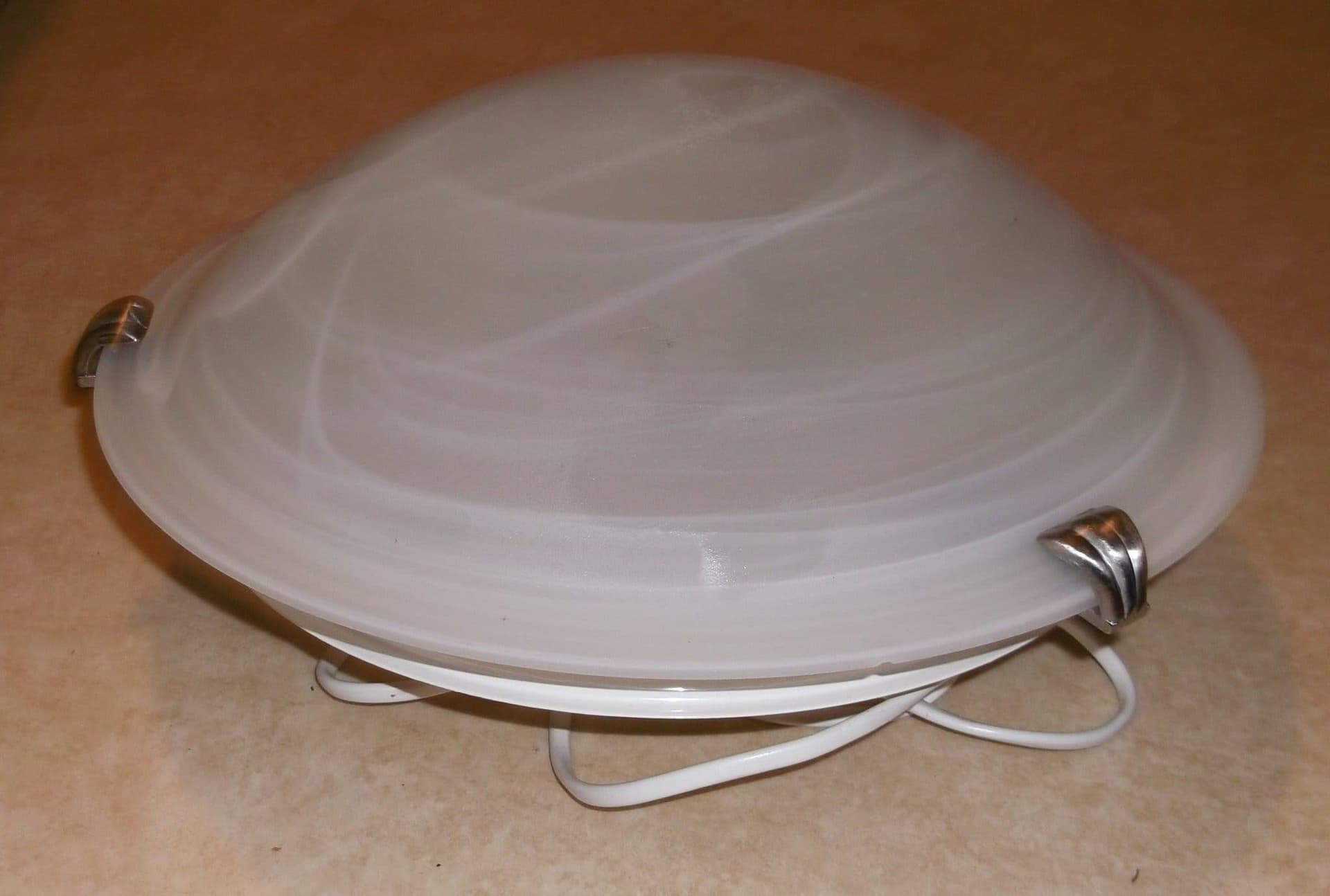 Taklampa Plafond i Glas och metall