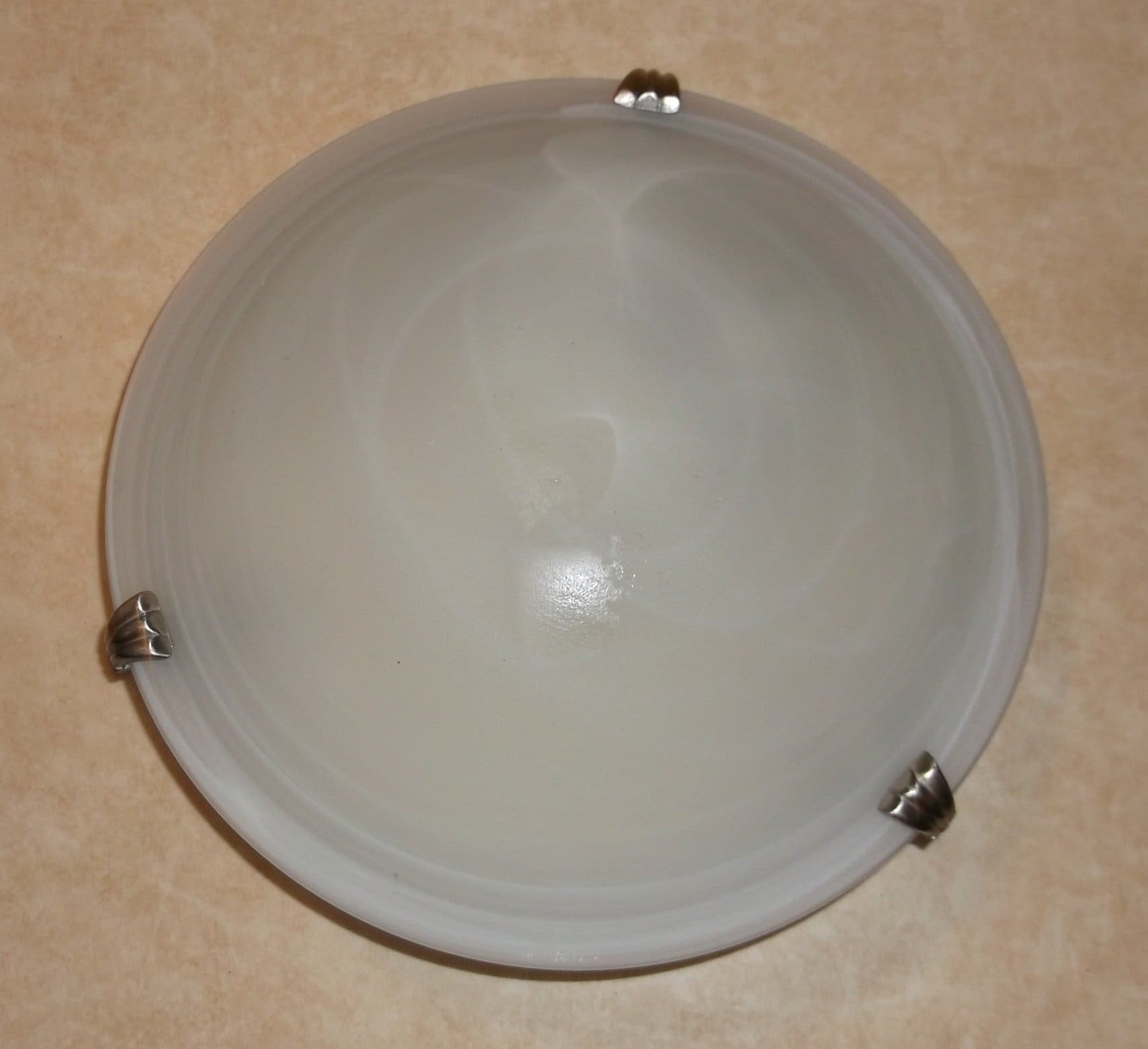 Taklampa Plafond i Glas och metall