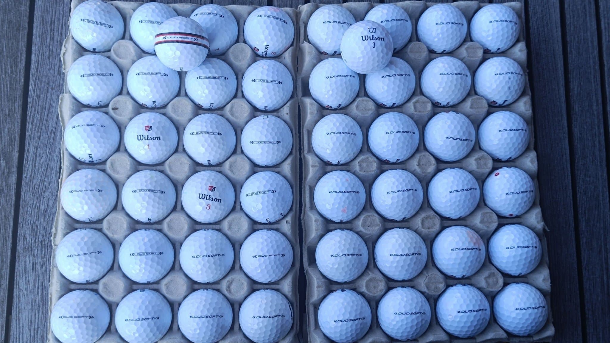 50 st Wilson Staff Duo Soft – Spelklara – Utrop under 8 kr/boll