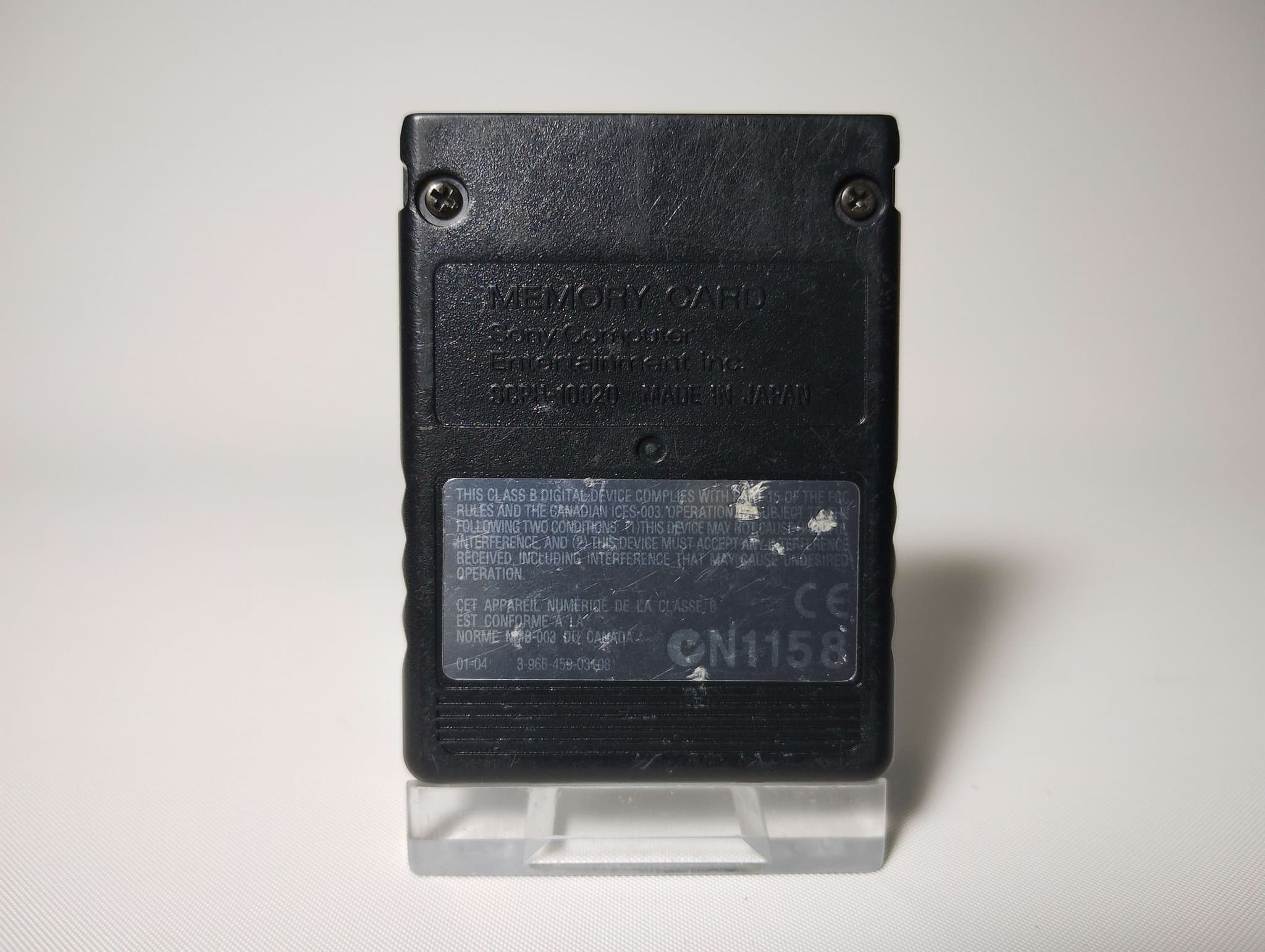 PS2 Minneskort/Memory Card - Djupt Rengjord