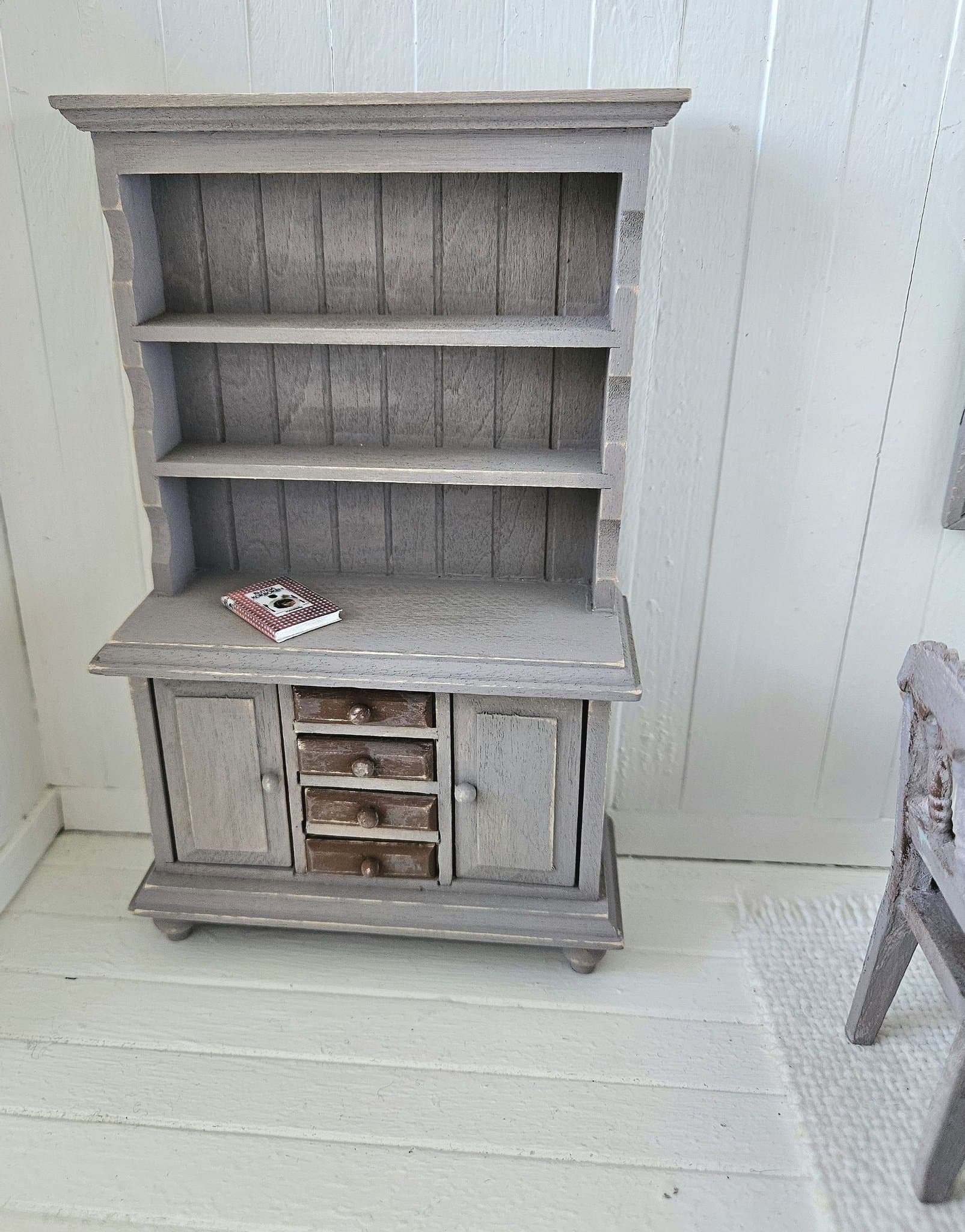 Miniatyr möbelset för dockhus dockskåp köksmöbler 1:12