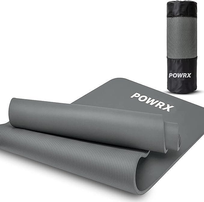 [Ny] Yogamatta Grå Yoga Gymnastik Fitness Sportmatta Sport Matta