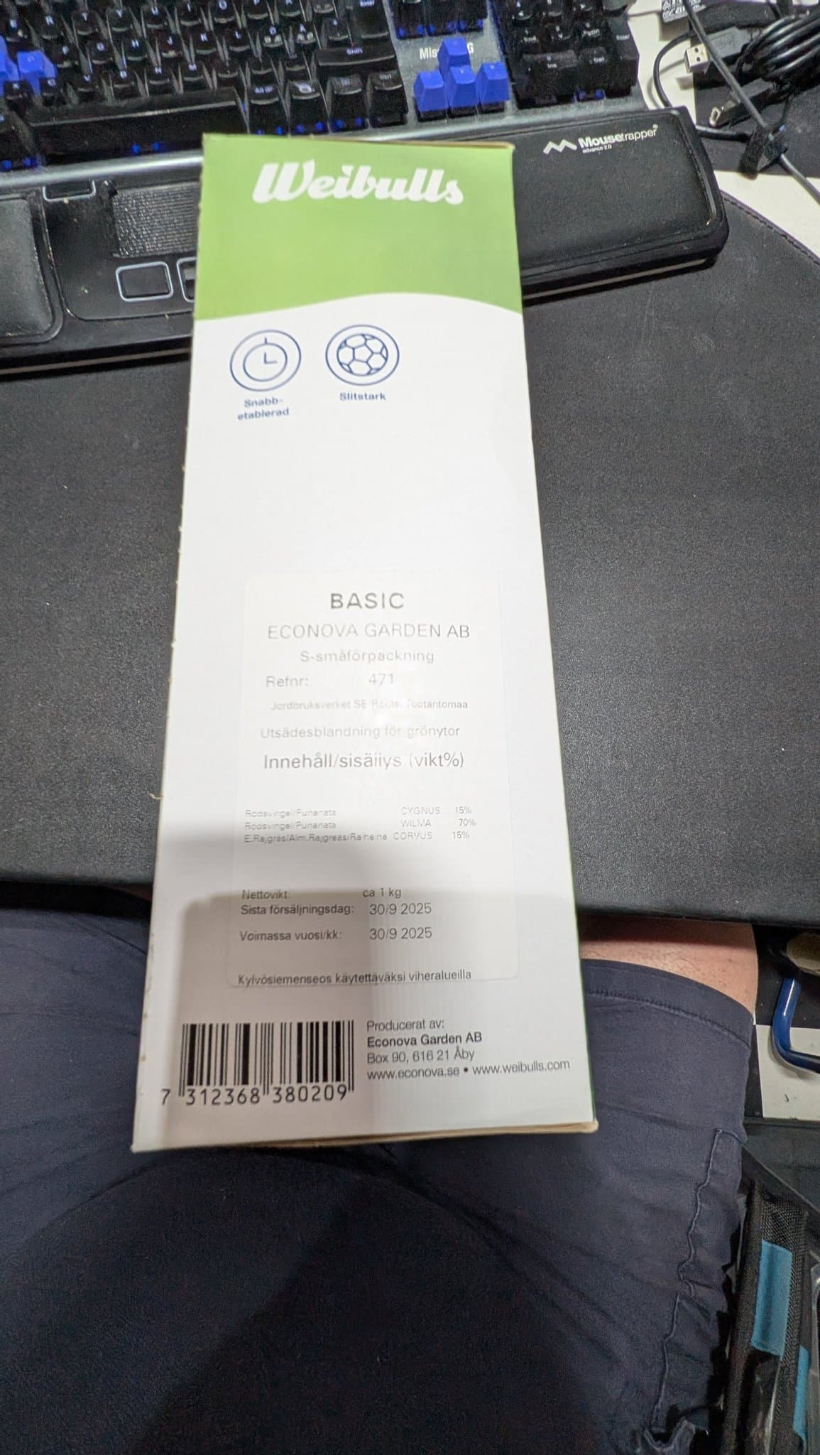 Weibulls Basic Gräsfrö