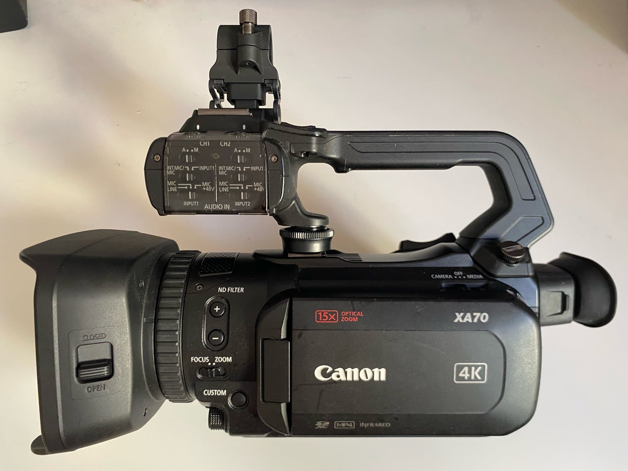 Videokamera Canon XA70 4K Camcorder