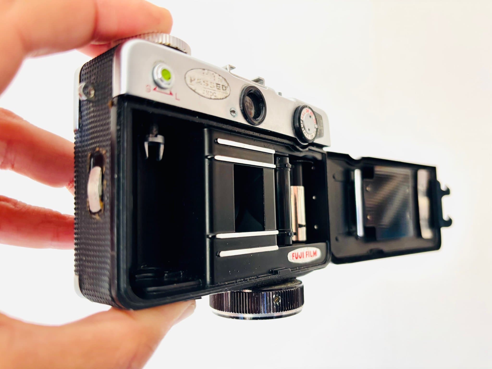 Fujica Drive kamera halv frame, analog kamera