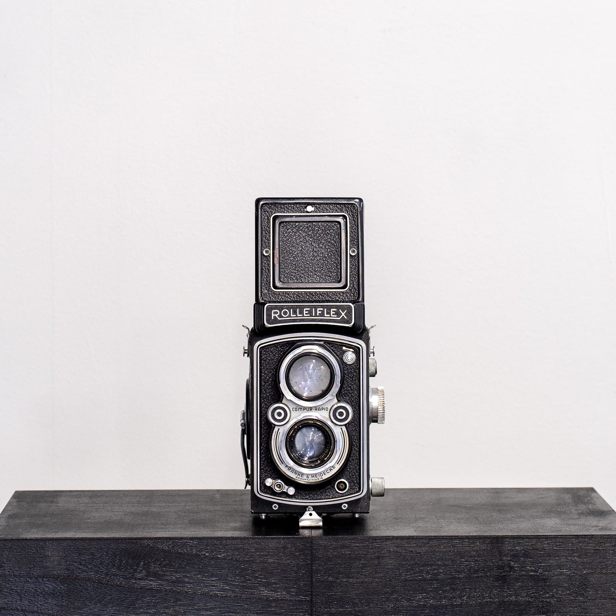 Rolleiflex Automat K4A - Carl Zeiss Tessar 75/3.5 T - gottskick kosmetiskt!