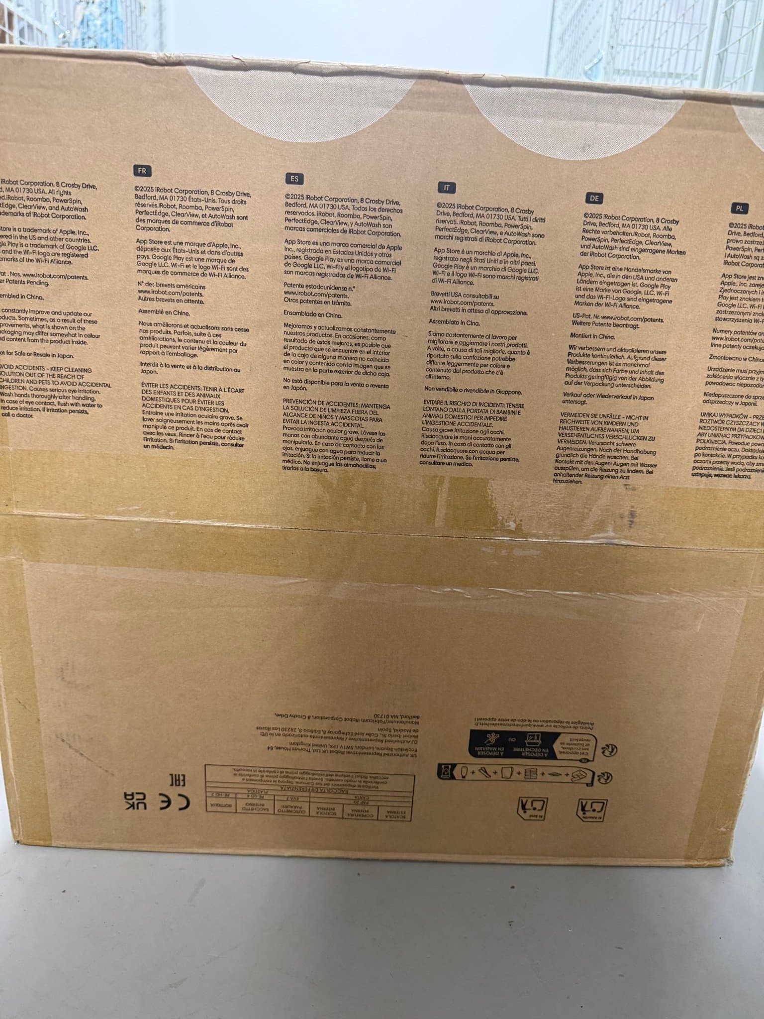 iRobot Roomba Max 705 Combo Oöppnad