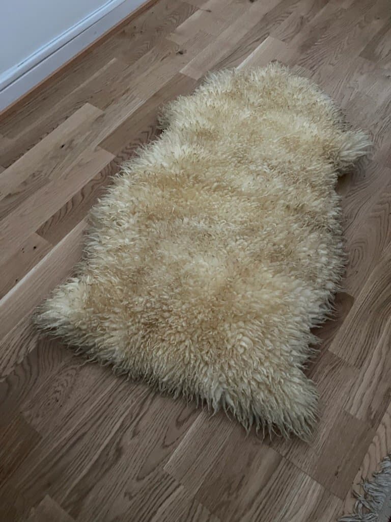 Fårskinn storlek 90x56
