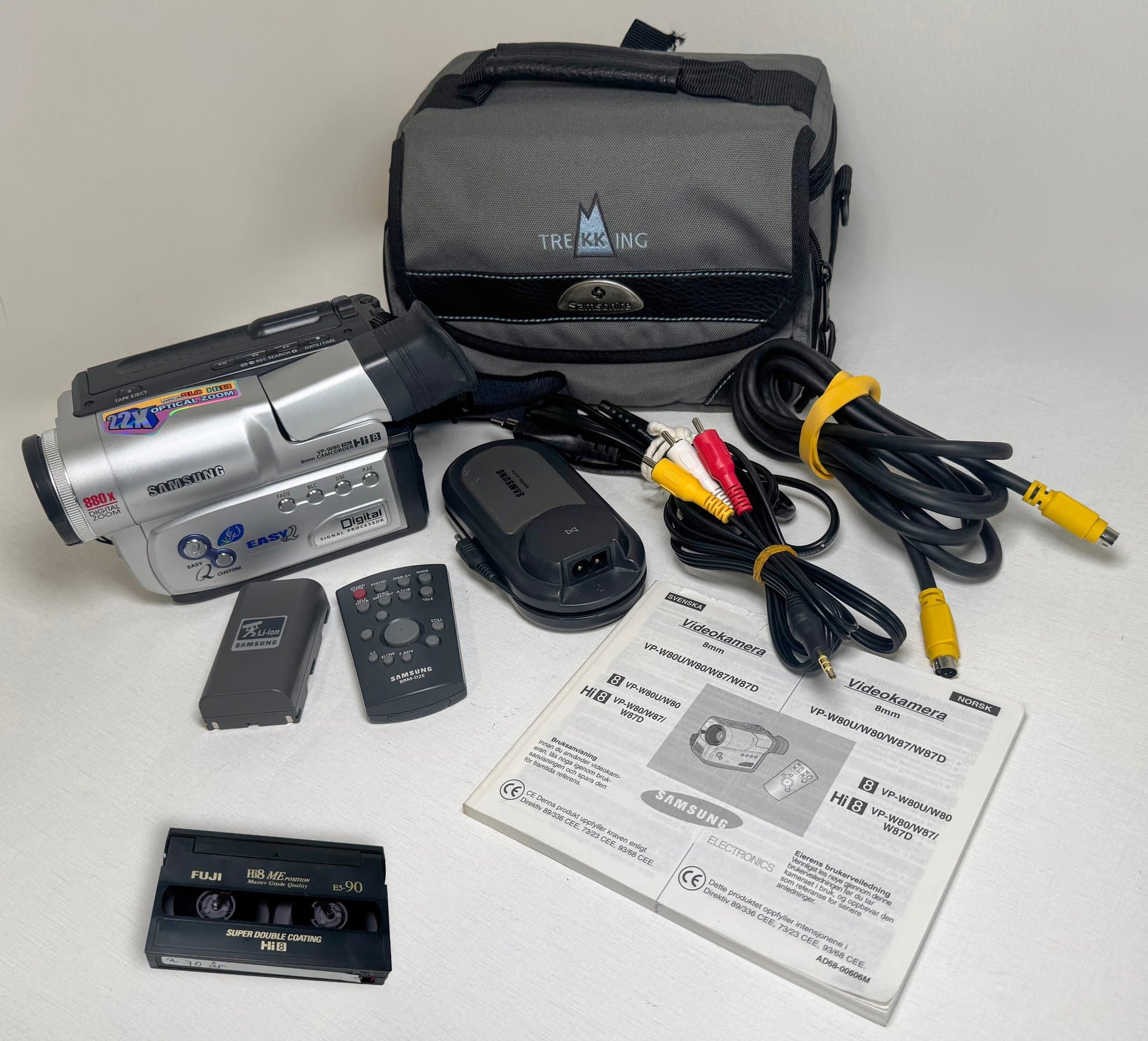 Samsung VP-W80 - Hi8 (Hi8 och Video8 (8) kompatibel)