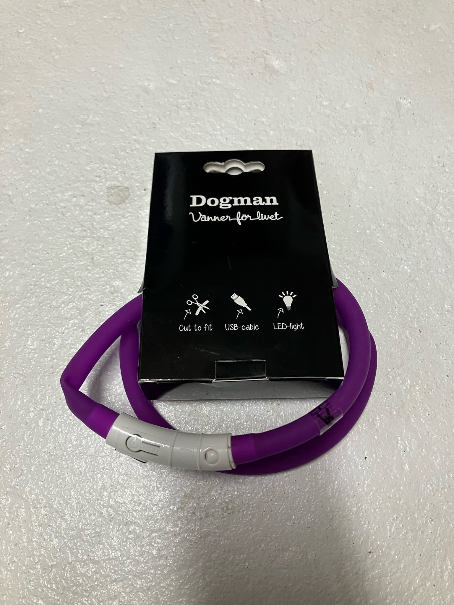 NYTT! Dogman led-halsband till hund.