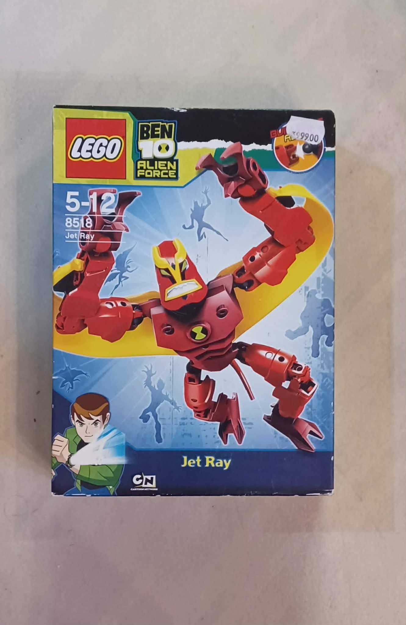 LEGO Ben 10 Alien Force 8518 Jet Ray. Helt nytt, oöppnad