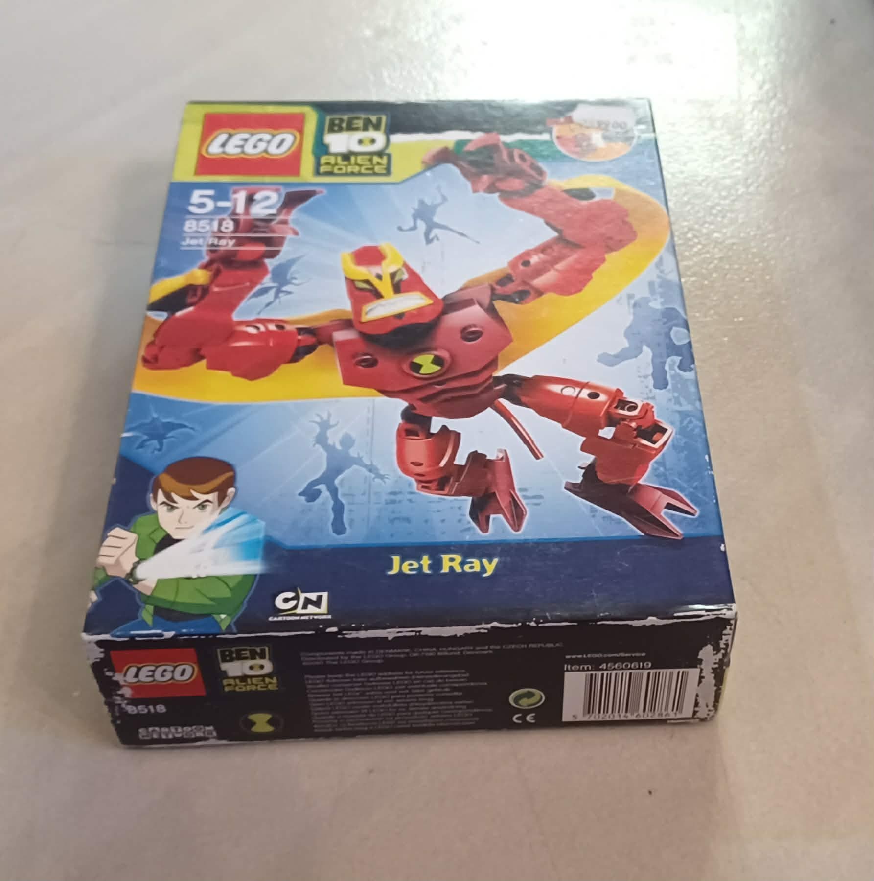 LEGO Ben 10 Alien Force 8518 Jet Ray. Helt nytt, oöppnad