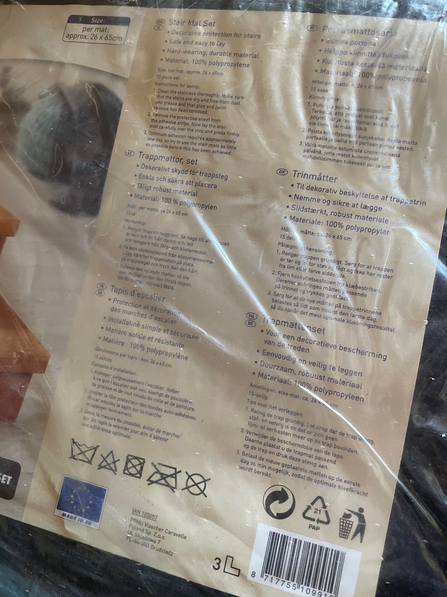 Meradiso Trappstegsmattor, 20 - delat set