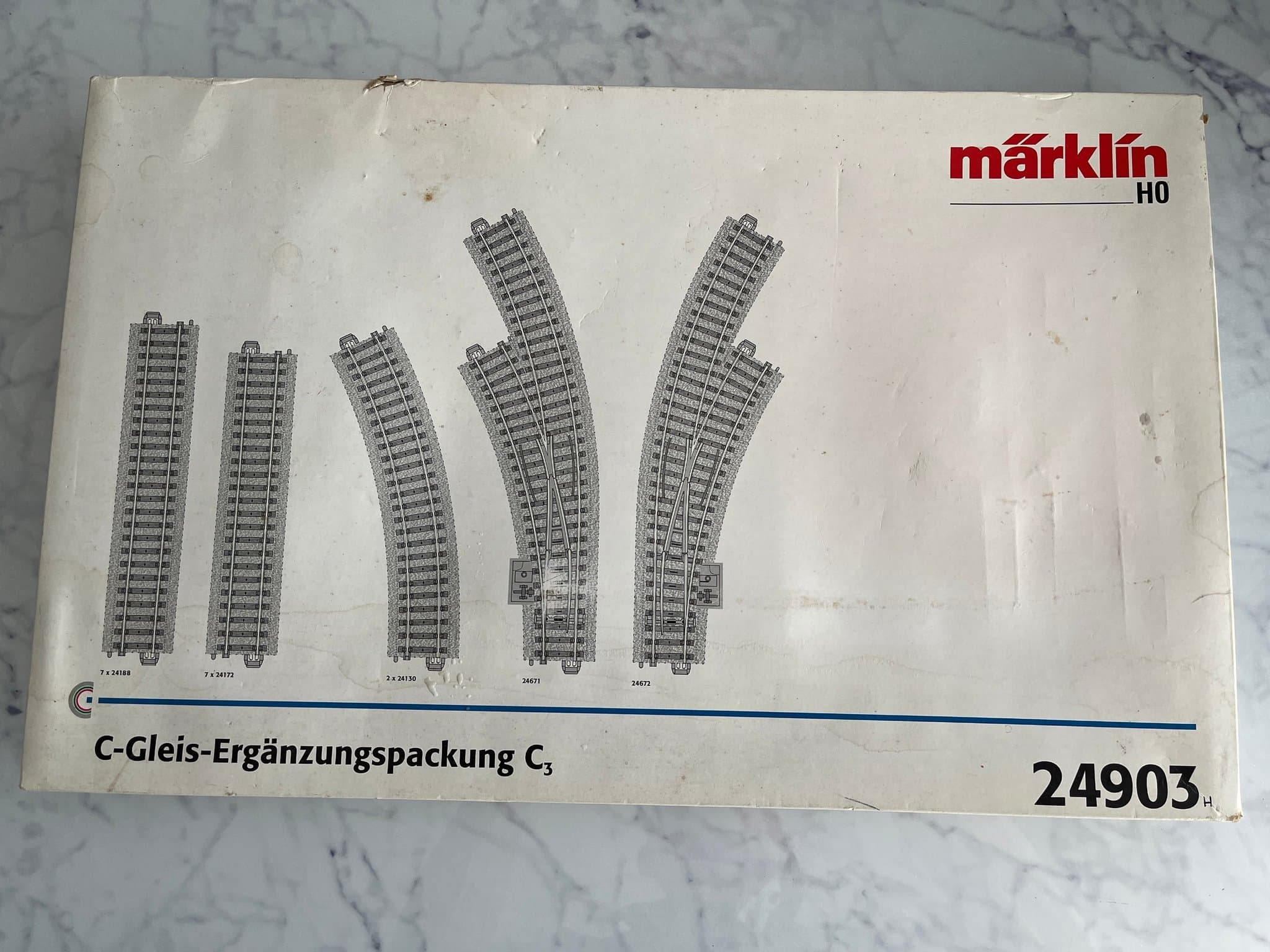 Märklin C-räls tilläggssats 24903