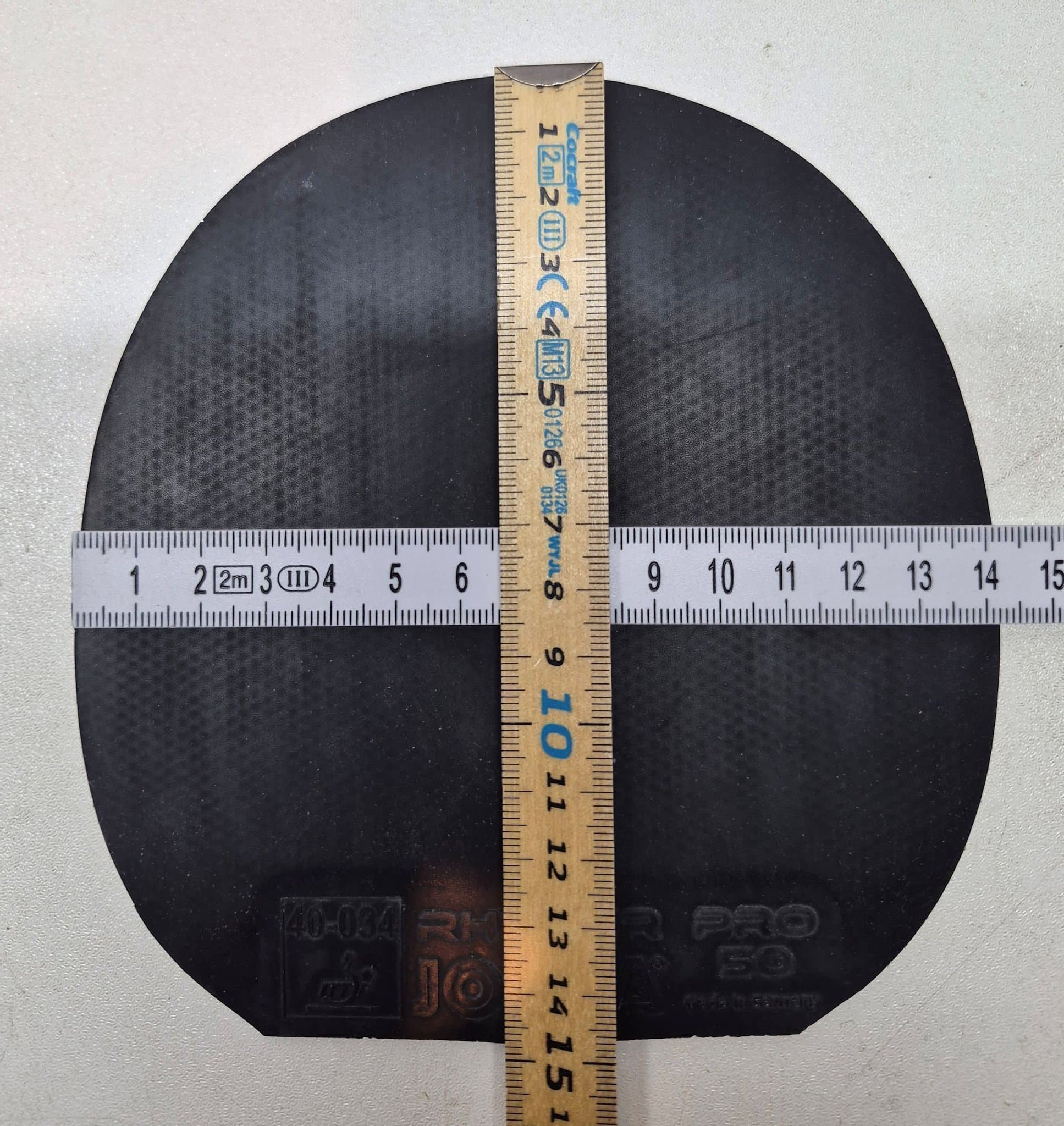 JOOLA Rhyzer Pro 50 bordtennisgummi, svart, 2.0 mm, 40-034