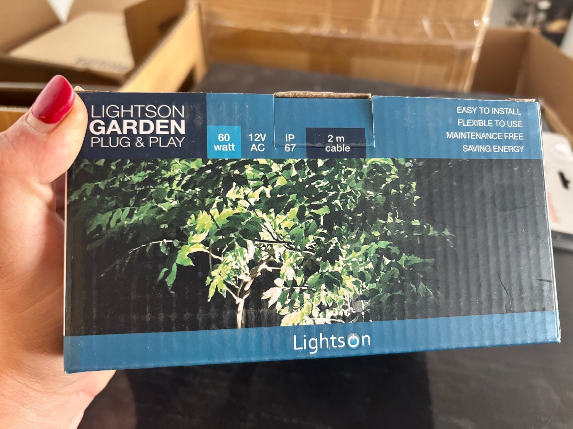 LightsOn Garden Plug & Play 60W 12V AC IP67 2m kabel