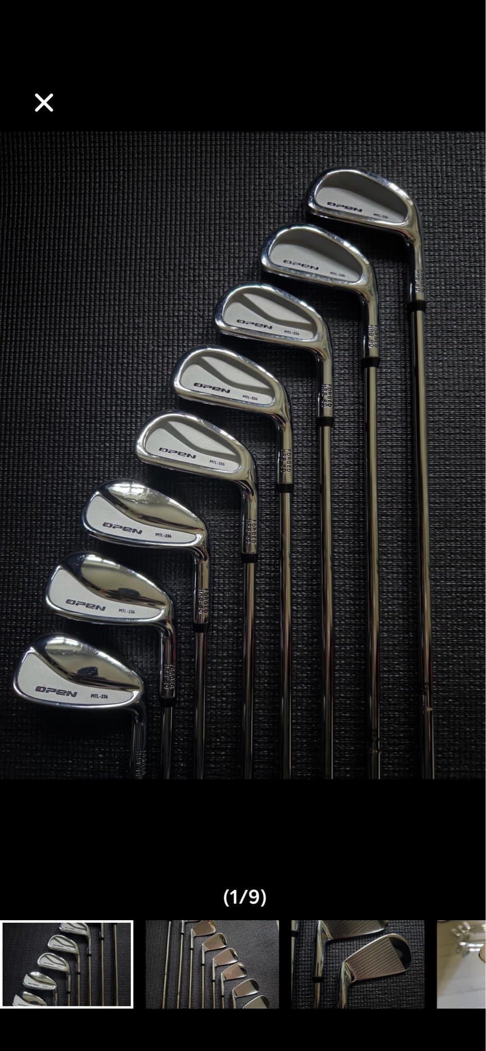 Golfklubbor Open MTL-238 Järnset som nya