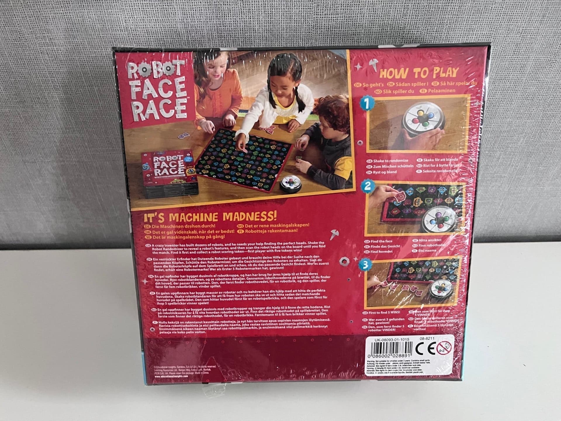 Spel - Robot Face Race Nytt inplastat