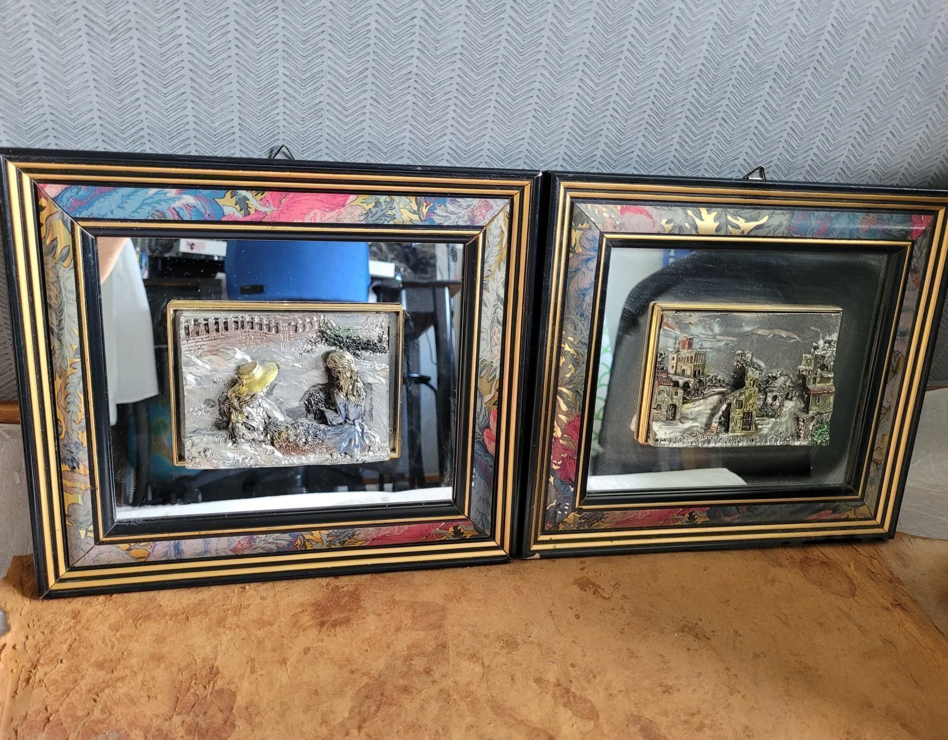 Jättefina 2St. Dekorativa Tavlor CREAZIONI ARTISTICHE Made in Italy