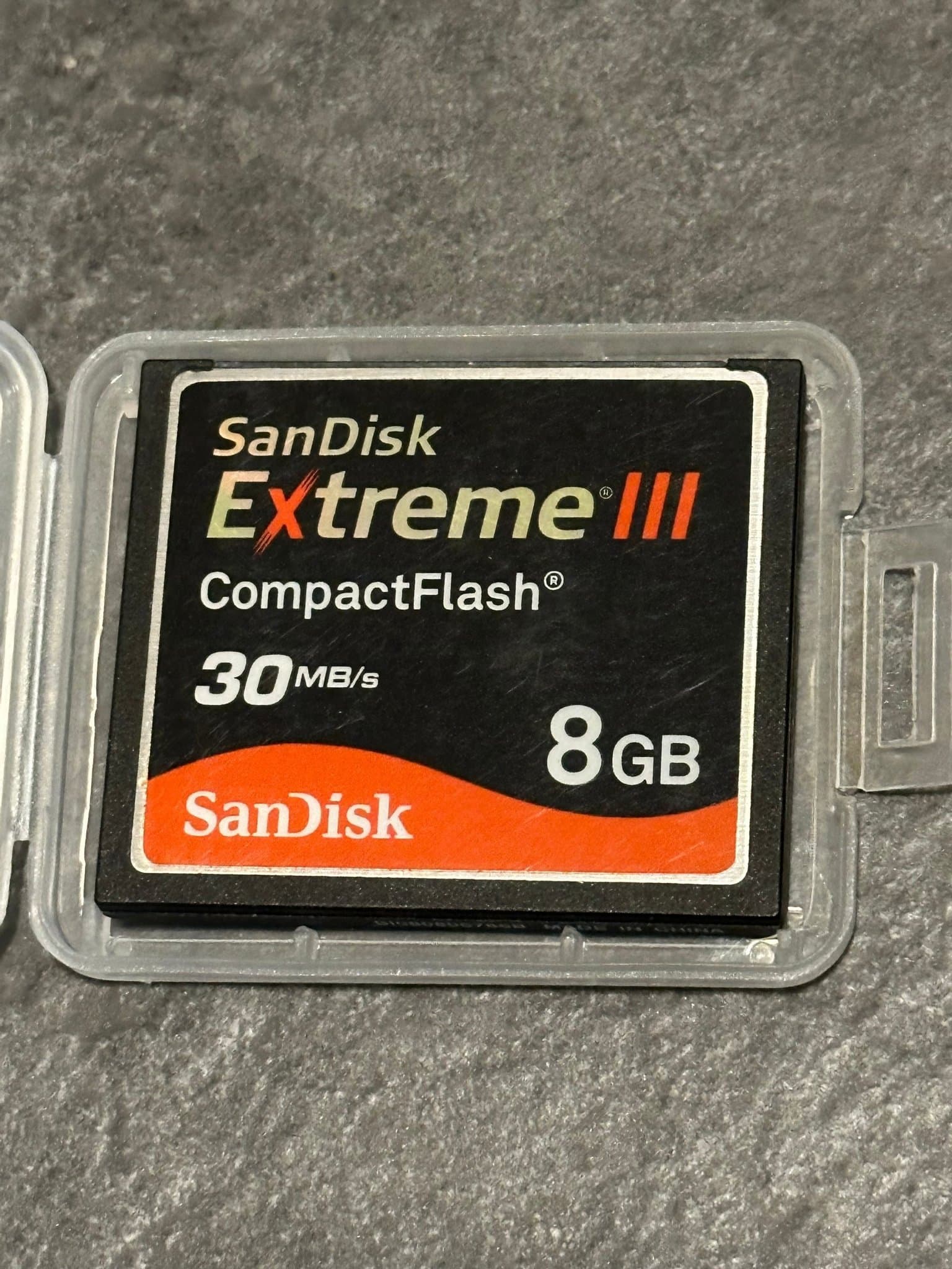 SanDisk 8GB Compact Flash kort Extreme III 30 MB/s 8 GB CF kort