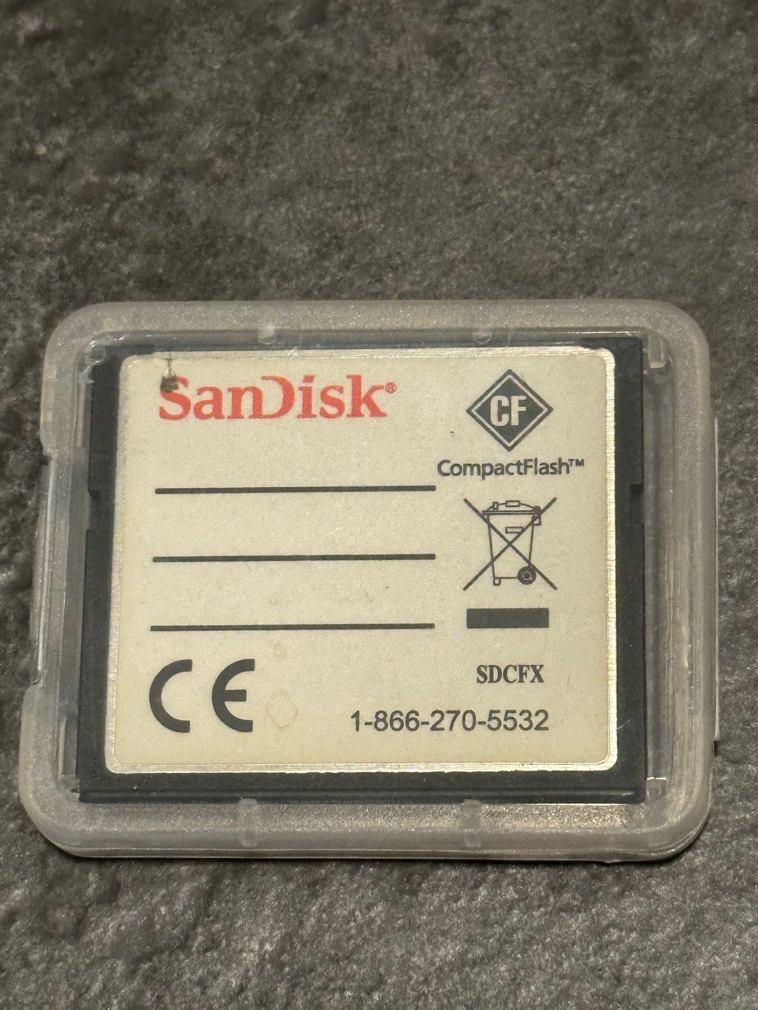 SanDisk 8GB Compact Flash kort Extreme III 30 MB/s 8 GB CF kort