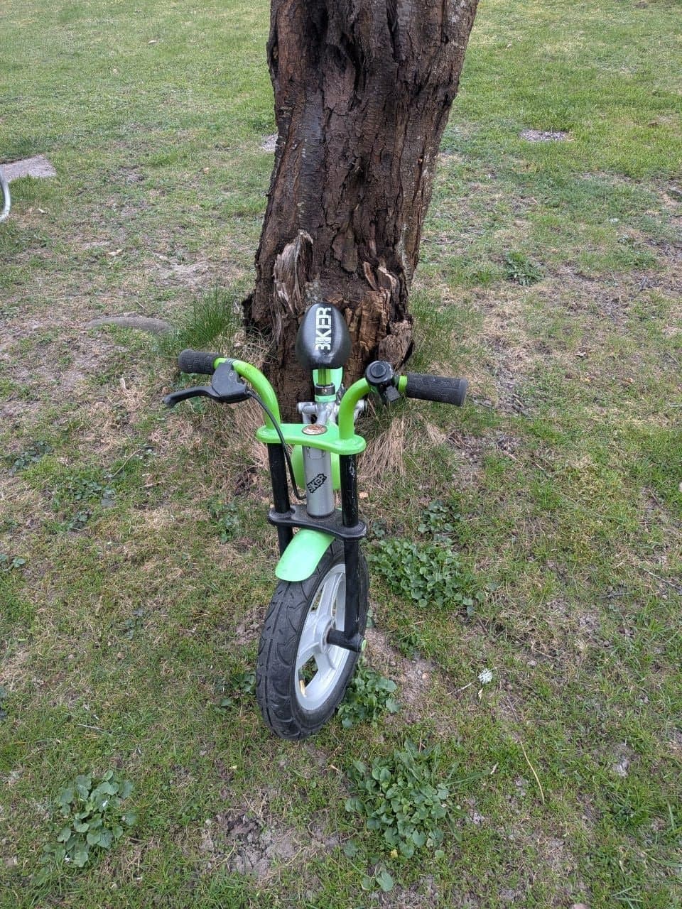 Balanscykel grön 12"
