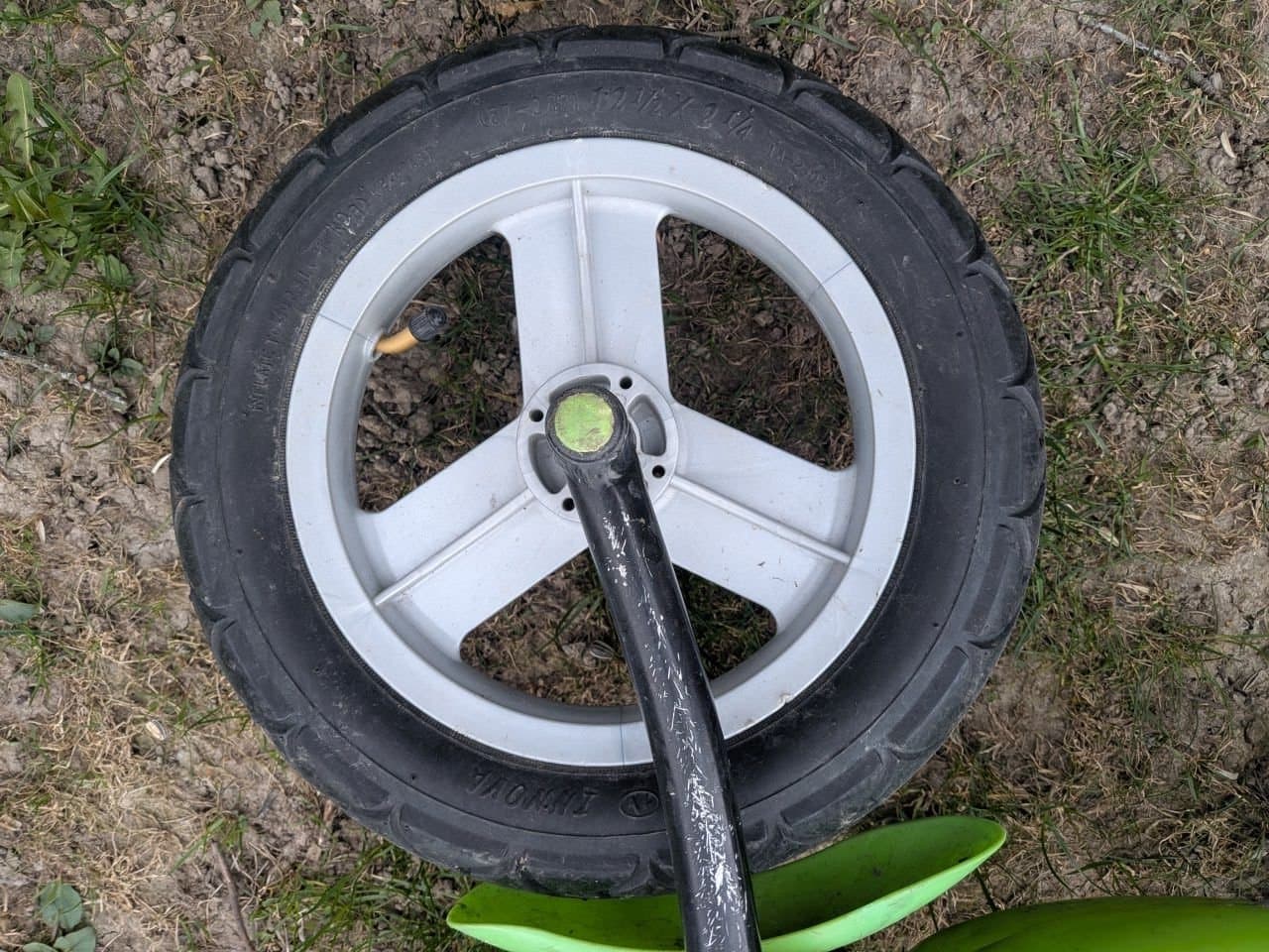 Balanscykel grön 12"