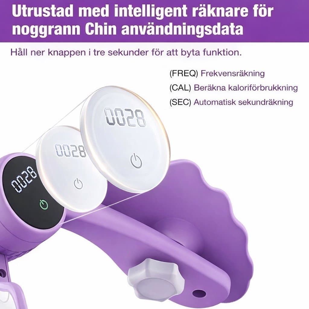 Bäckenbottentränare med smart räknare