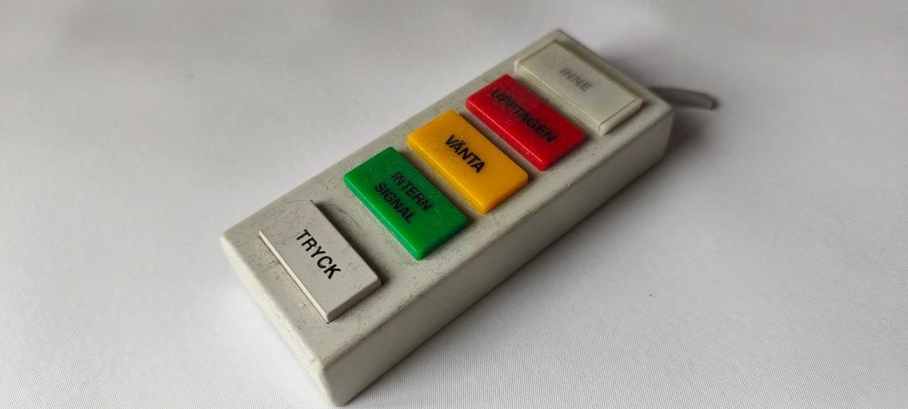 Vintage Telefonknappsats