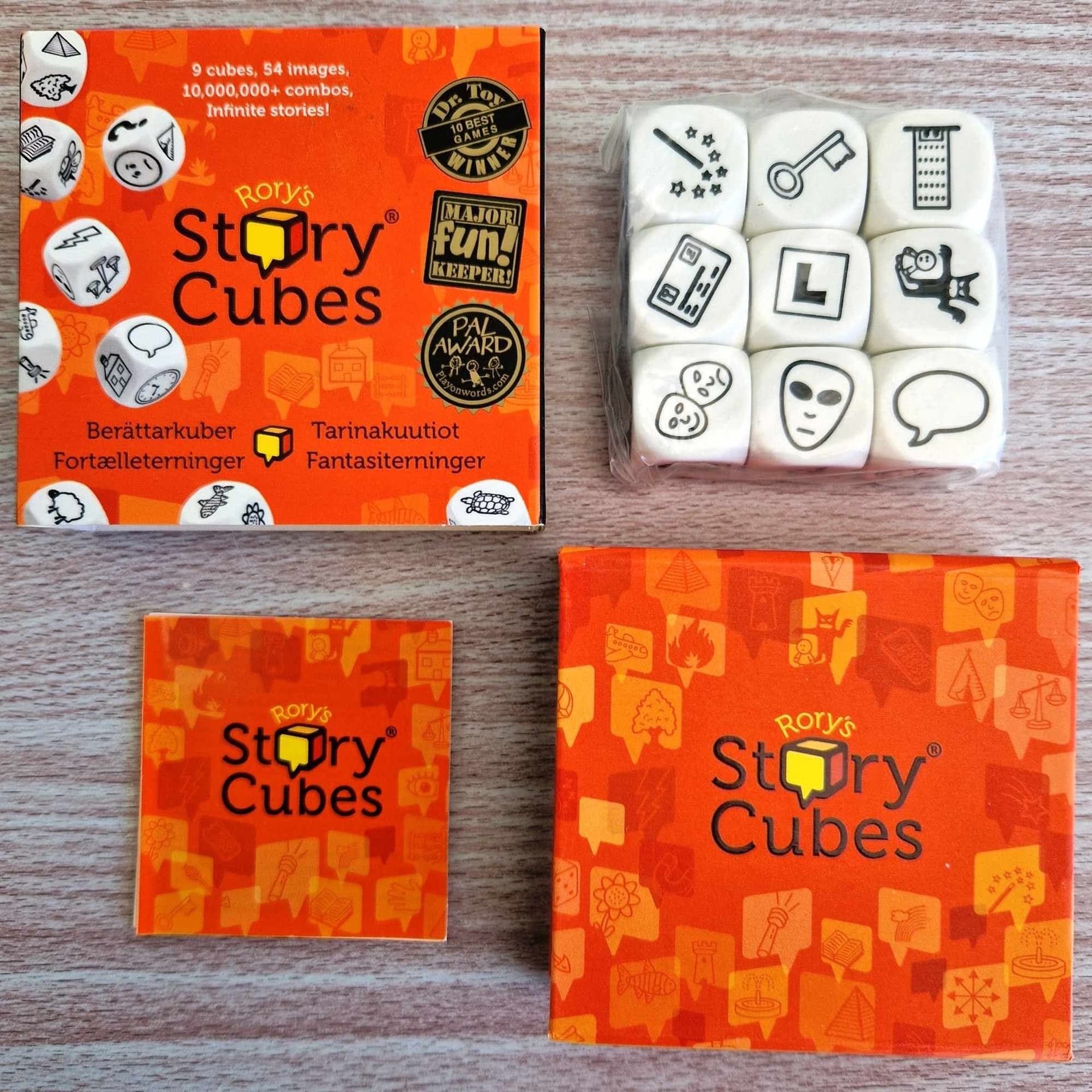 Rory’s Story Cubes Dice Game 9 Cubes Storytelling Game Complete Set