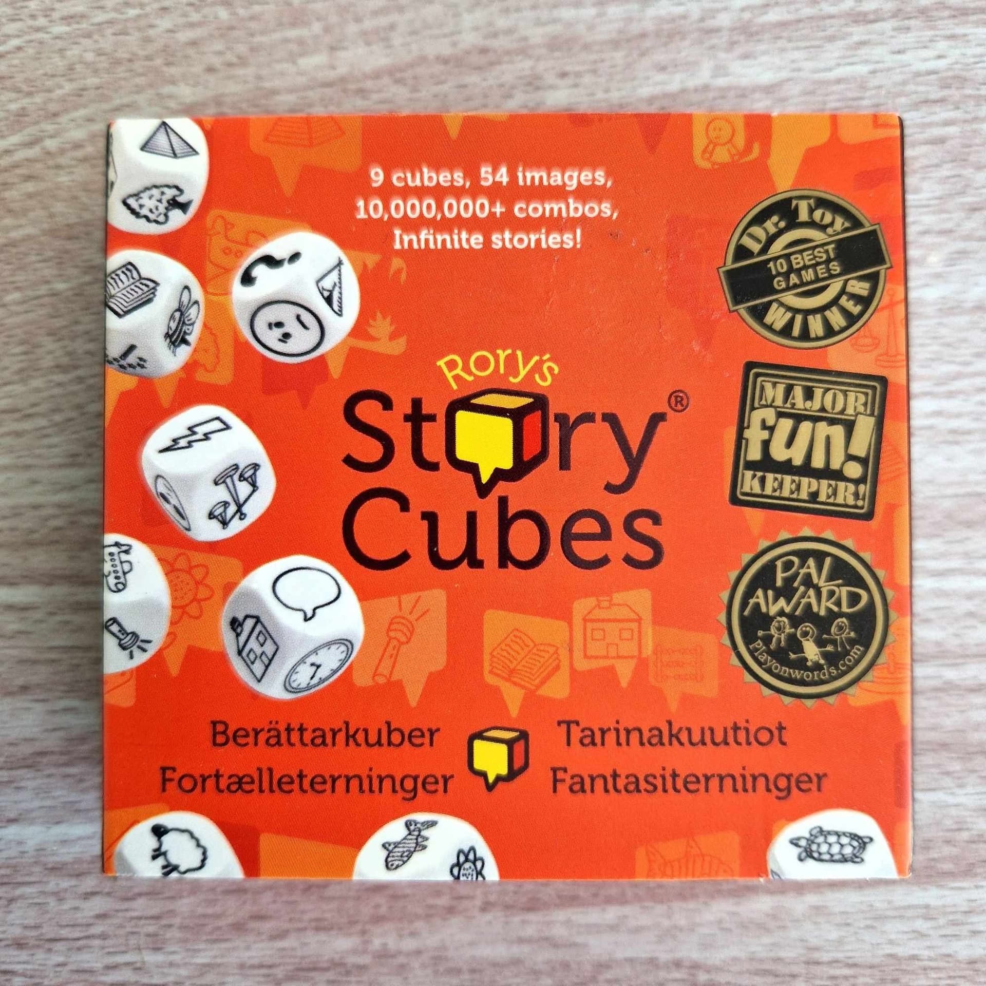 Rory’s Story Cubes Dice Game 9 Cubes Storytelling Game Complete Set