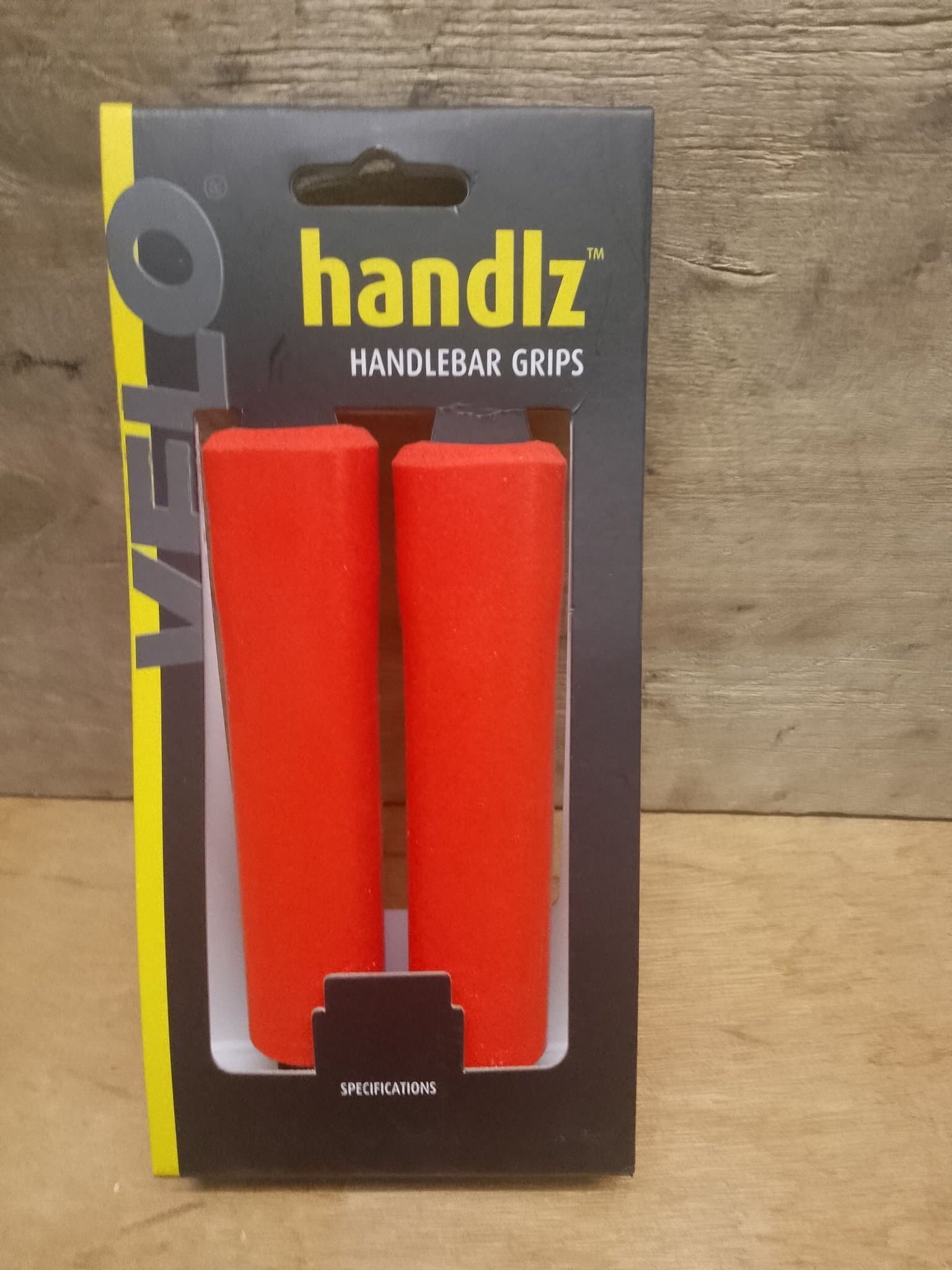 Röda velo silicone handtag