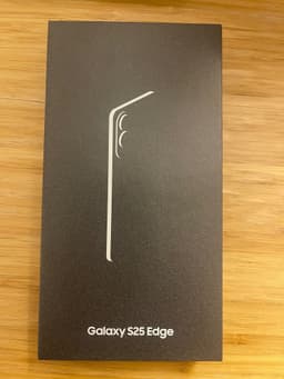 Samsung Galaxy S25 Edge – Olåst – Ny i kartong – Kvitto finns