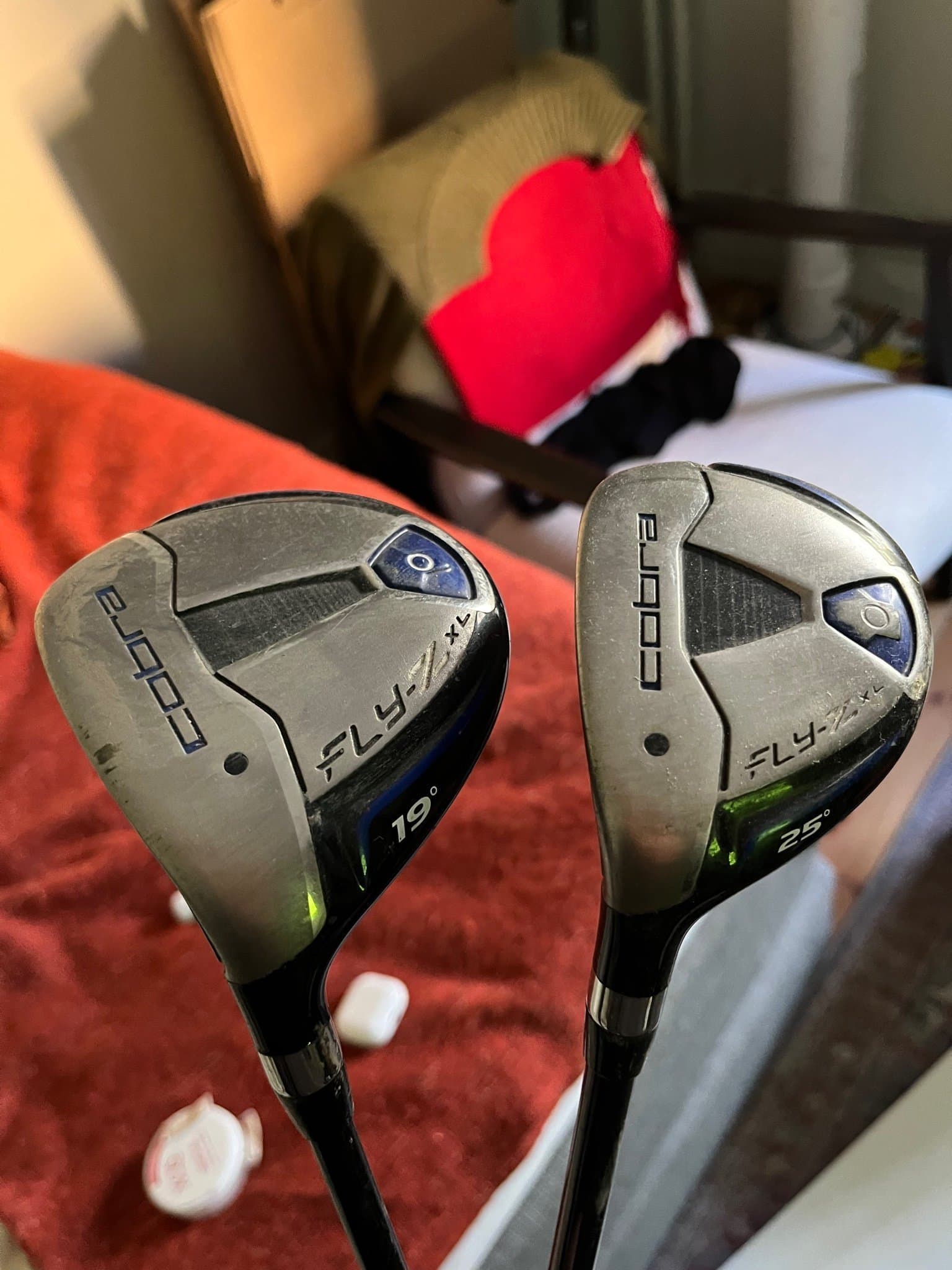 Golfklubbor Cobra Fly-Z XL och Golf Challenge