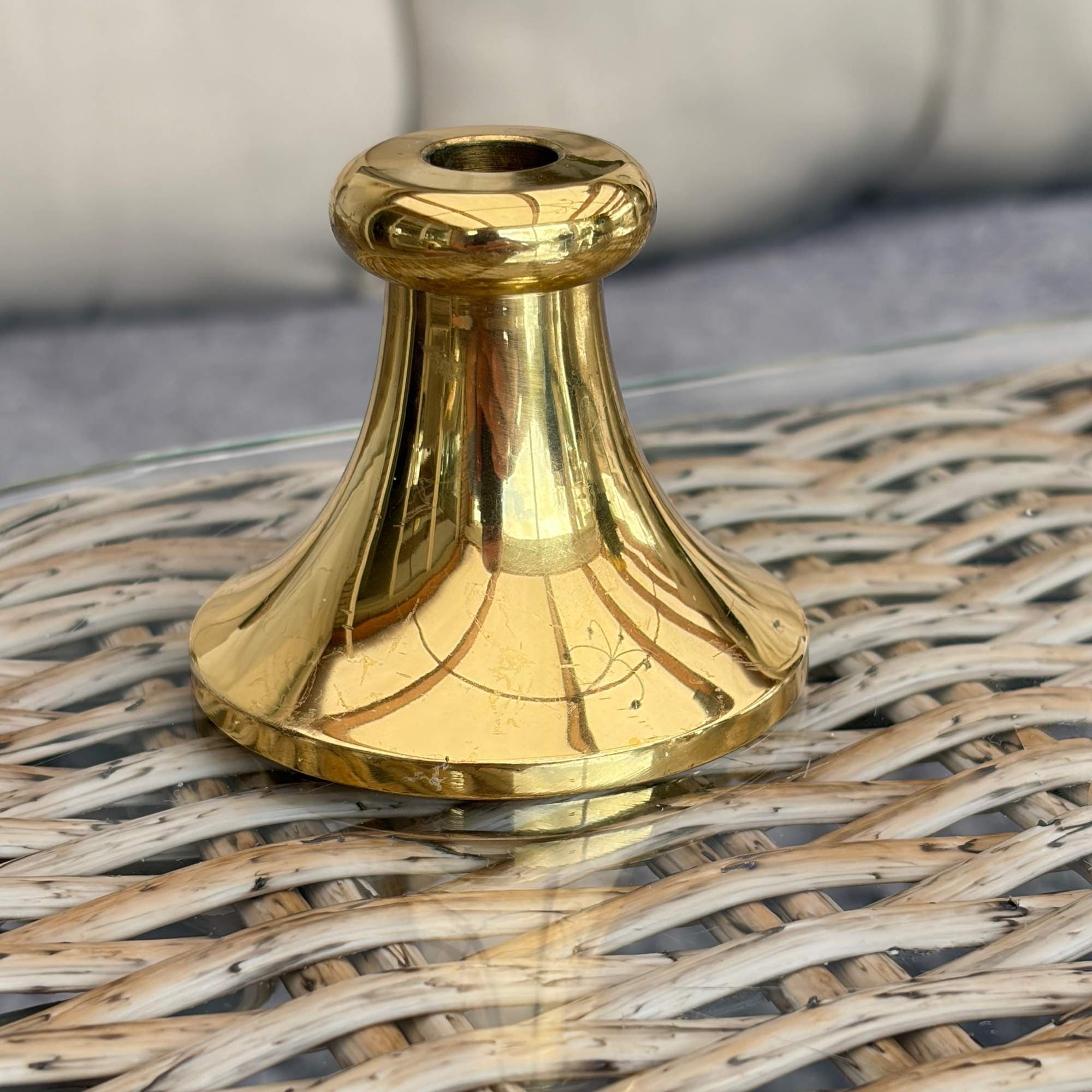 Ljusstake modell L128 mässing Hans-Agne Jakobsson Markaryd