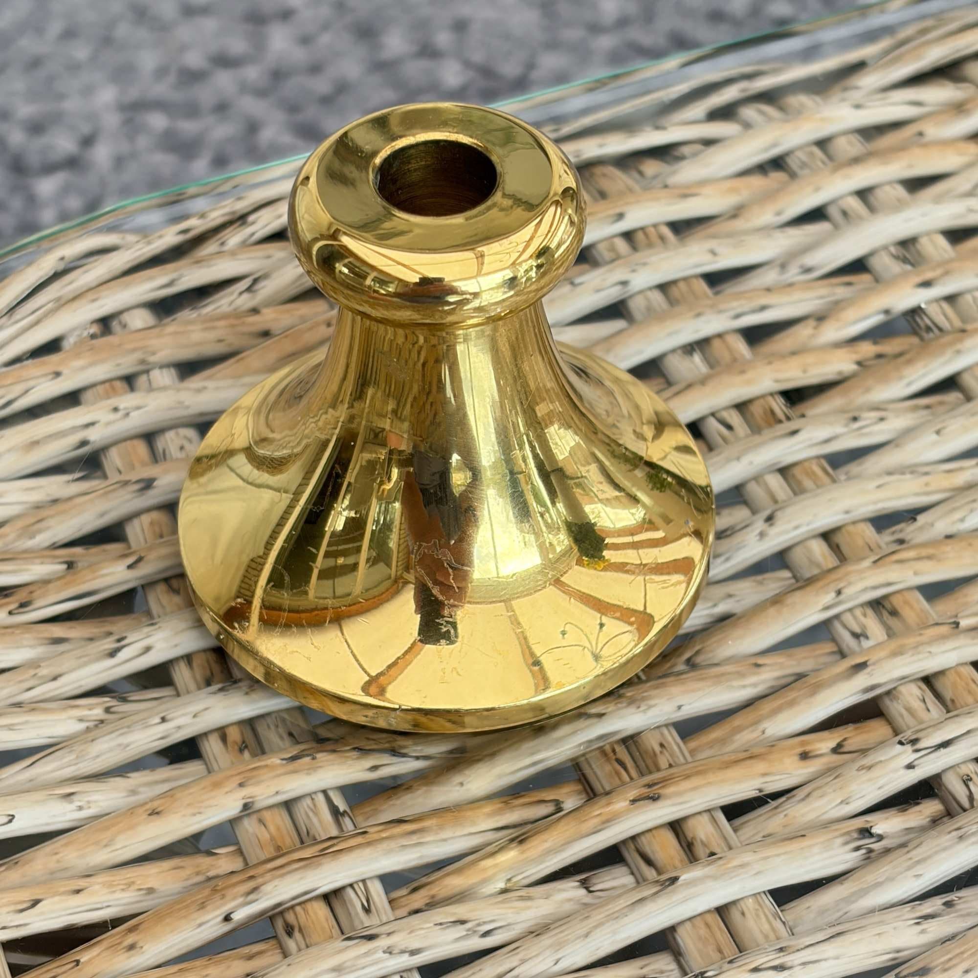 Ljusstake modell L128 mässing Hans-Agne Jakobsson Markaryd