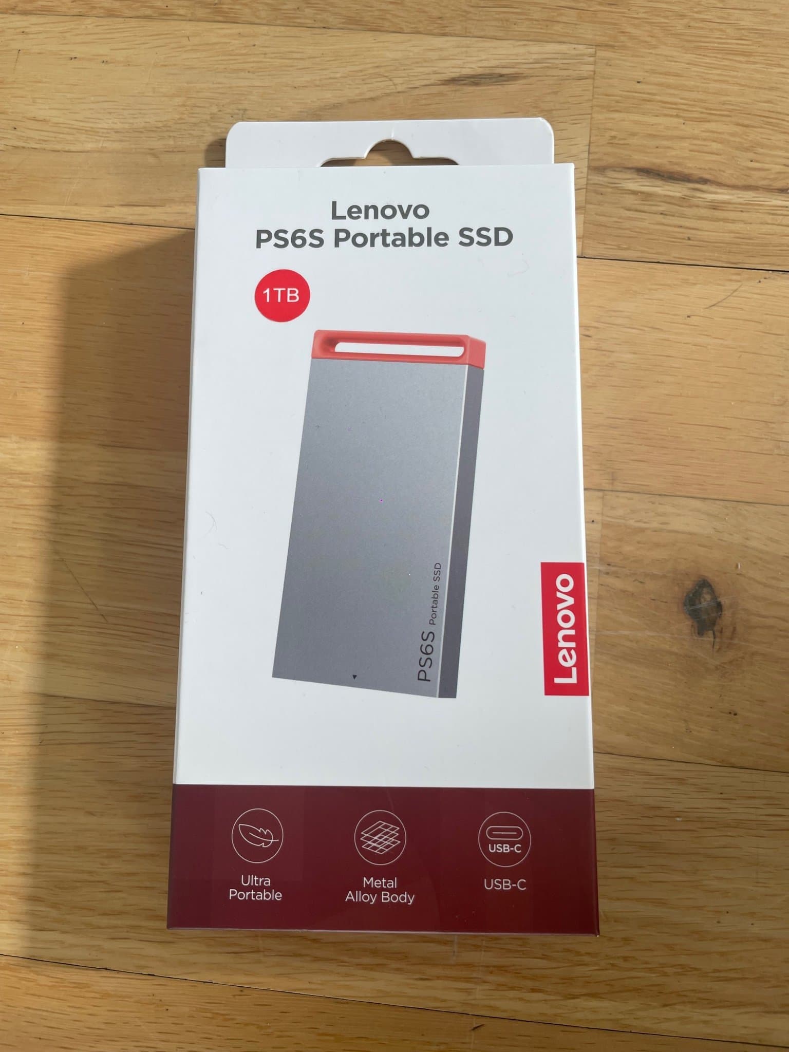 Lenovo PS6S Portable SSD 1TB (ny)