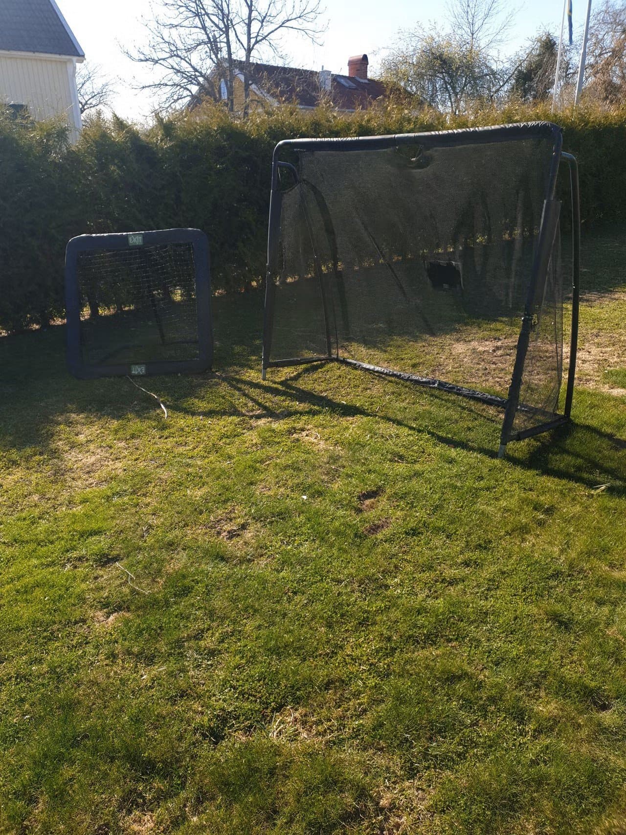 Exit fotbollsmål och rebounder