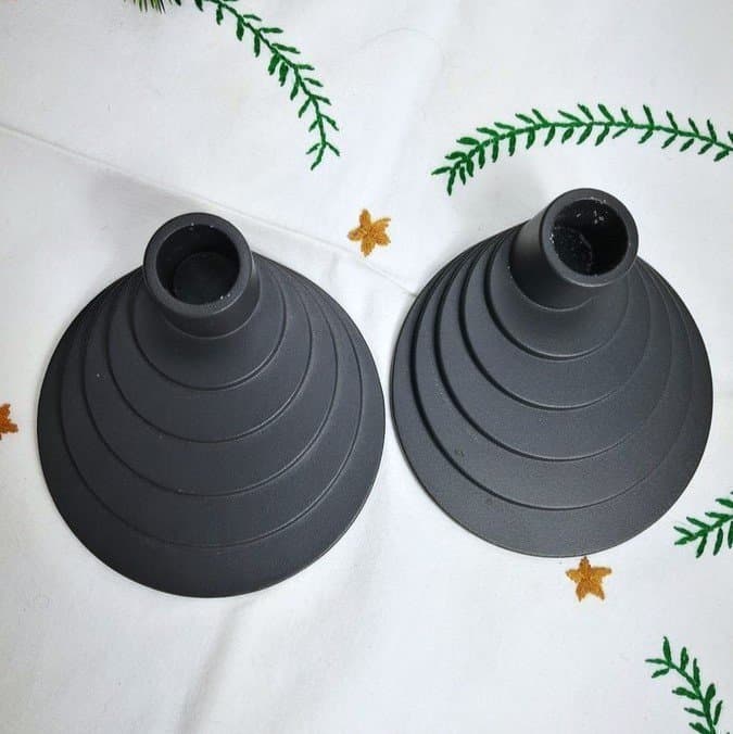 Ikea x HAY Ypperlig kollektion snygg 2 st ljusstake limited edition grå