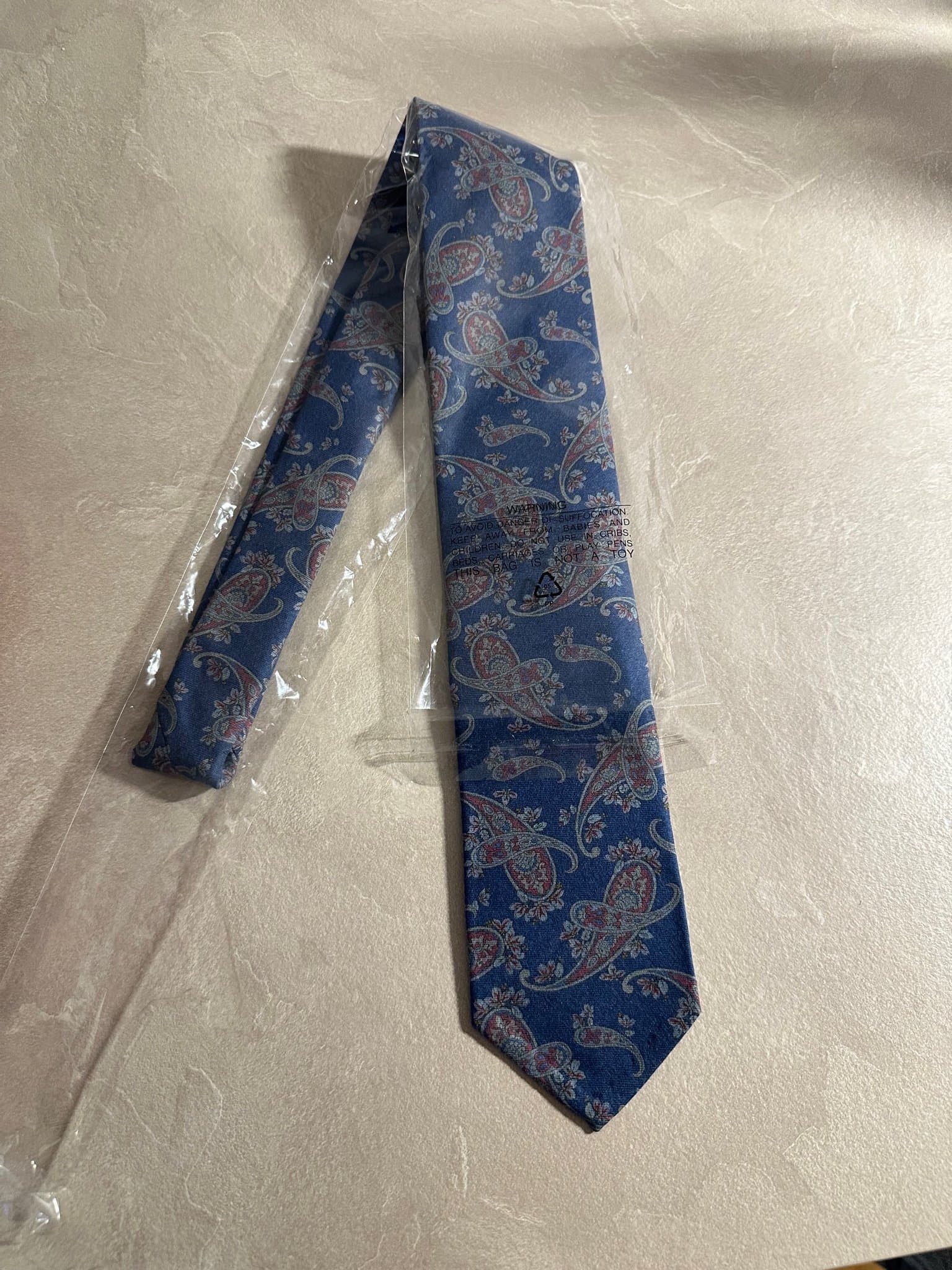 Eton blå slips, storlek ONE SIZE